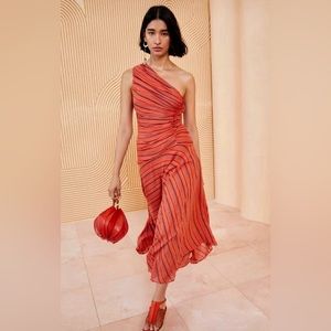 NWT Ulla Johnson Fiori one shoulder dress size 6